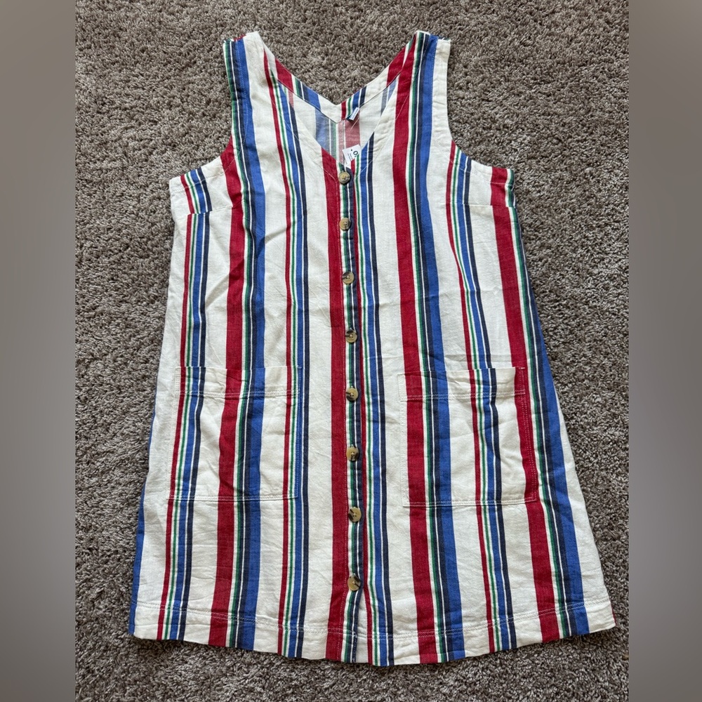 Old Navy Multicolor Striped Button-Down Top